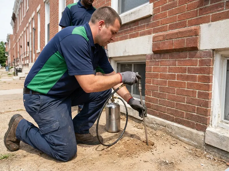 Subterranean Termite Soil Barrier Treatment in Baltimore, MD